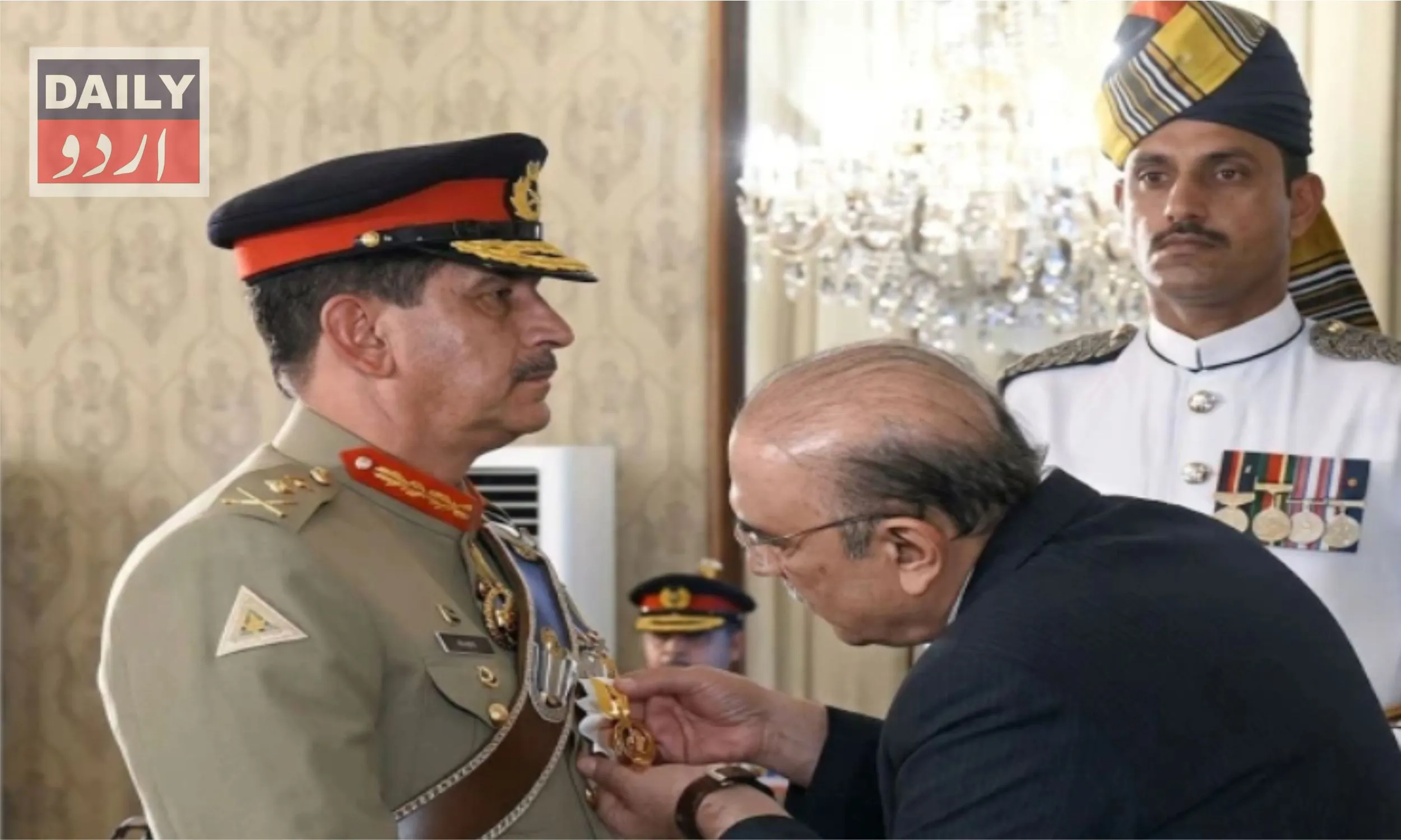 جنرل سید عامر رضا کو نشانِ امتیاز ملٹری سے نواز دیا گیا