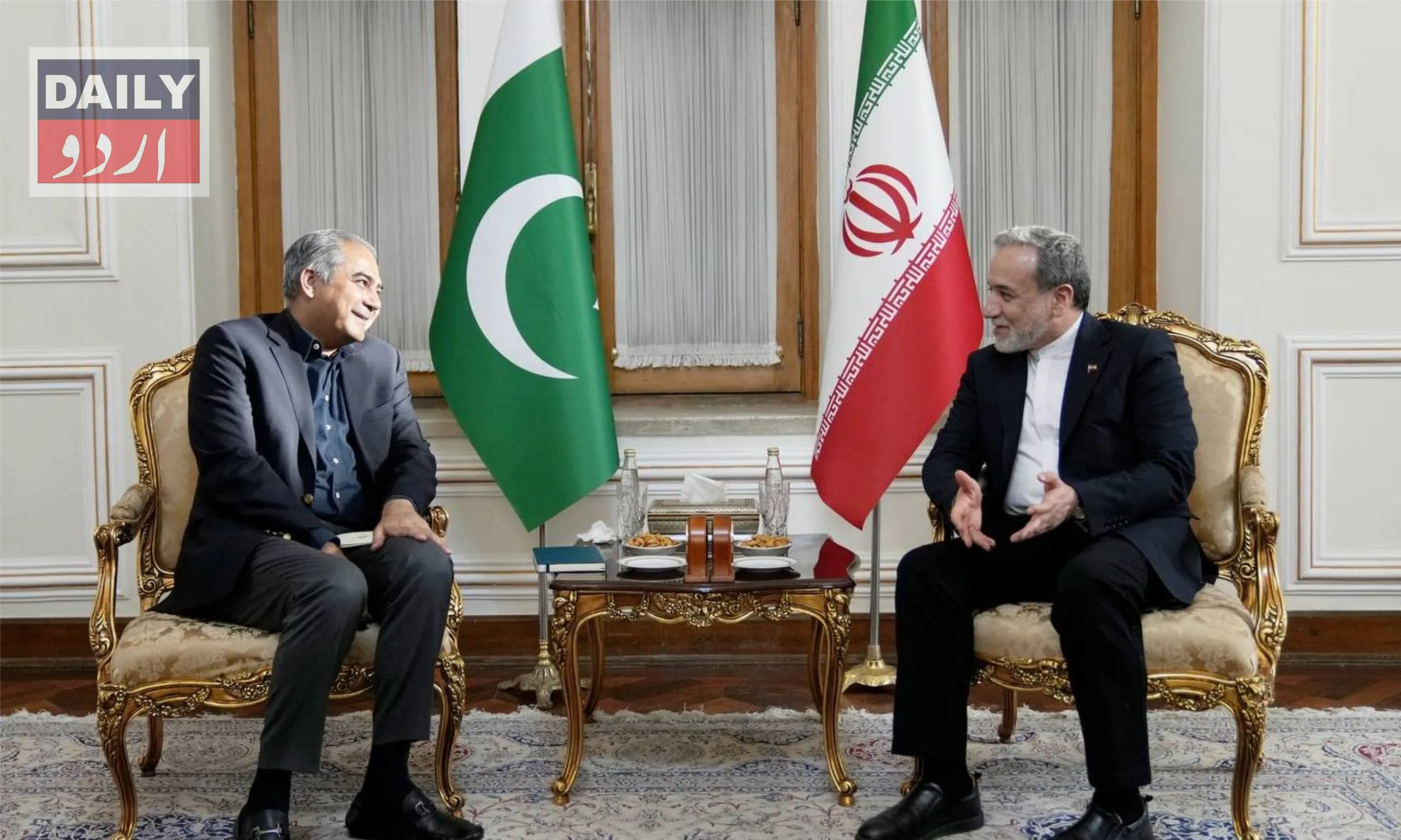 تہران میں محسن نقوی کی عباس عراقچی سے ملاقات، علاقائی صورتحال پر تبادلہ خیال