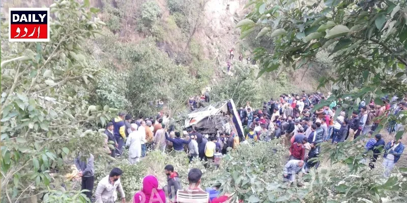 مقبوضہ کشمیر: راجوڑی میں مسافر بس گہری کھائی میں جا گری، 10 افراد جاں بحق، 13 زخمی