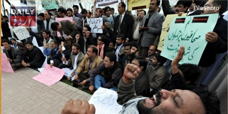 پاکستان میں صحافیوں کیخلاف حملوں اور دھمکیوں میں 60 فیصد سے زائد اضافہ ہوا، فریڈم نیٹ ورک
